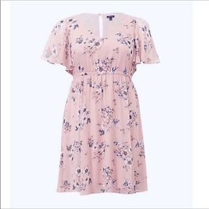 Pink floral Torrid dress